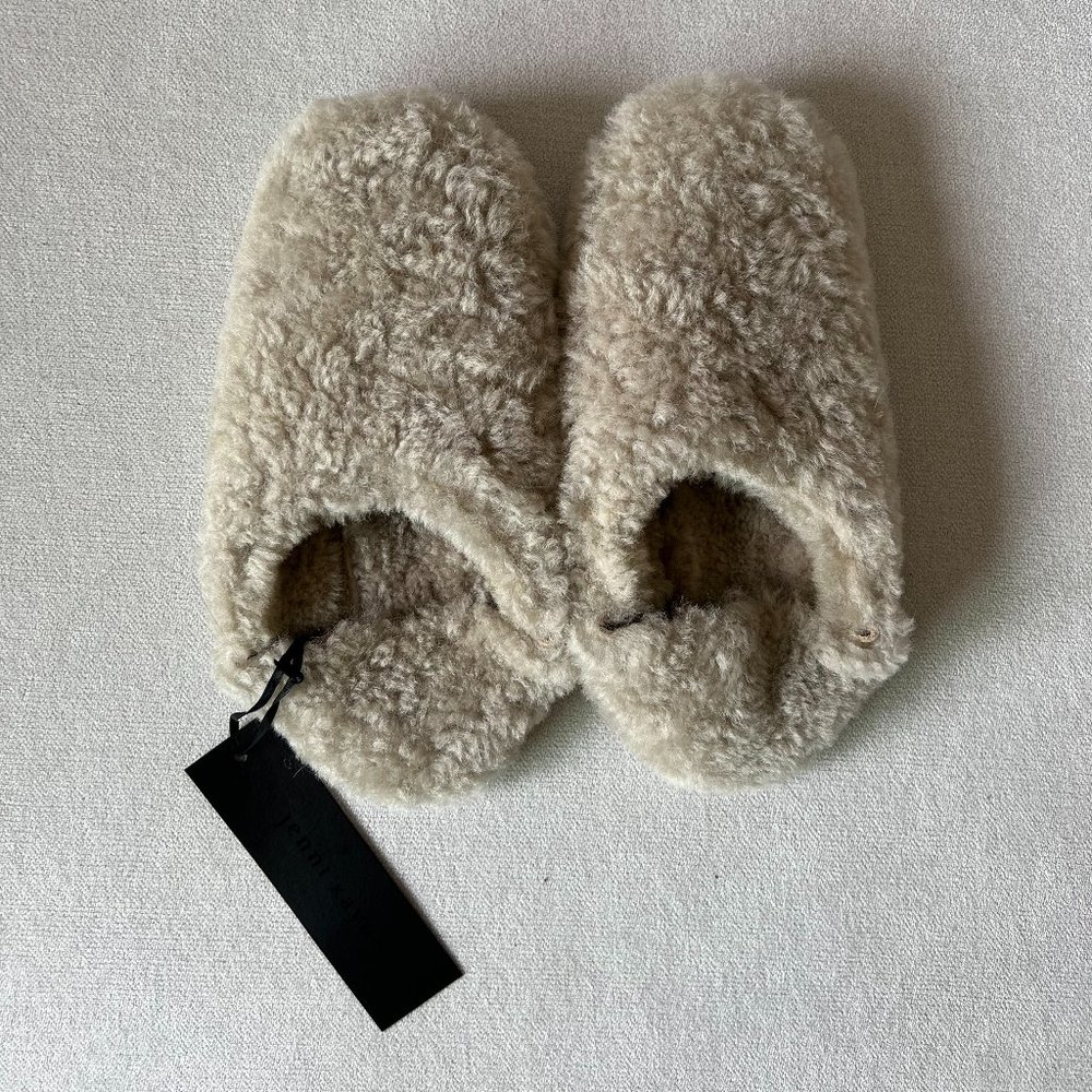 Jenni Kayne Shearling Moroccan Slipper